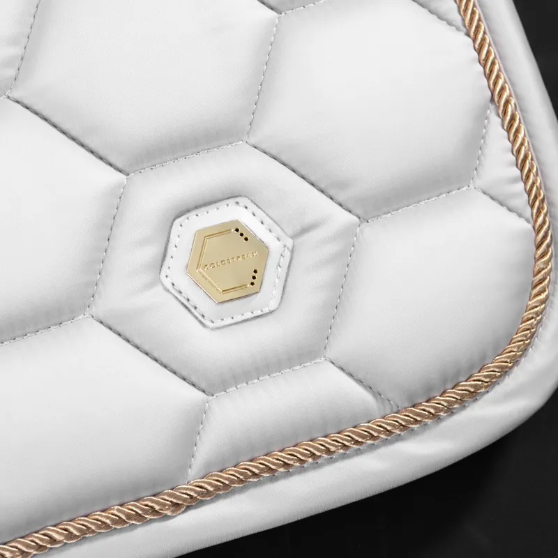 Coldstream Marygold Dressage Saddle Pad - White-1